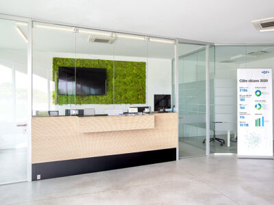Parete vegetale - pareti verdi interni - GF Machining Solutions SpA